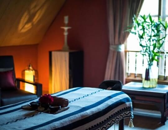 Massage room in the best spa hanoi